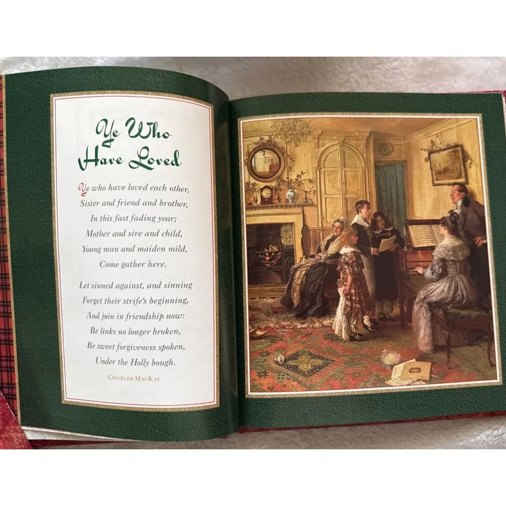 Vintage Merry Christmas with Love Brownlow 1994 Hardcover Christmas Traditions